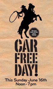 Read more about the article Join Us On Car Free Day This Sunday!