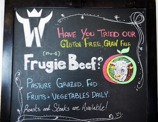Read more about the article May Meat Special, Vegetable Fed Frugie Beef